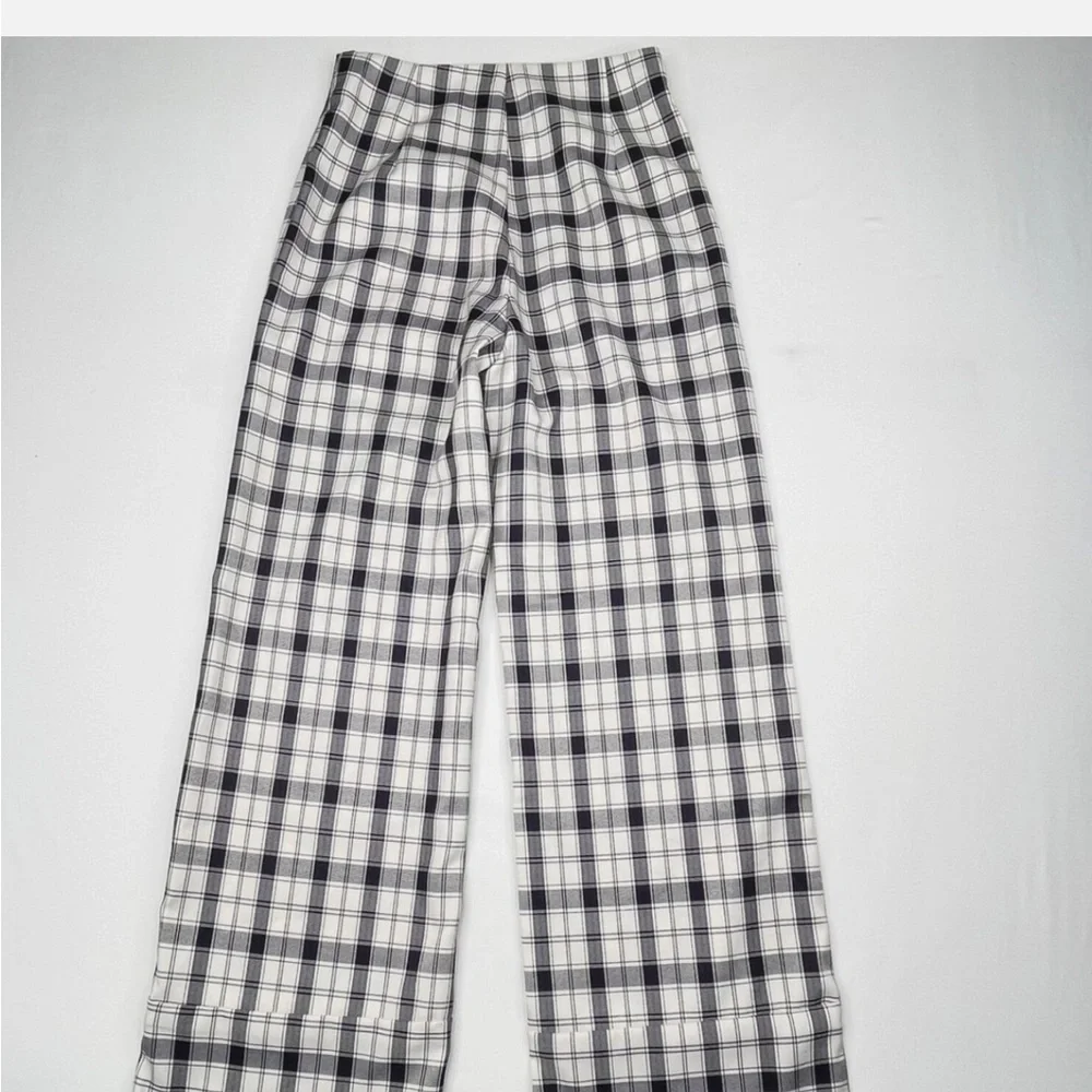 Princess Polly Checkered Pants in Black and White size 6 - Picture 2 of 12